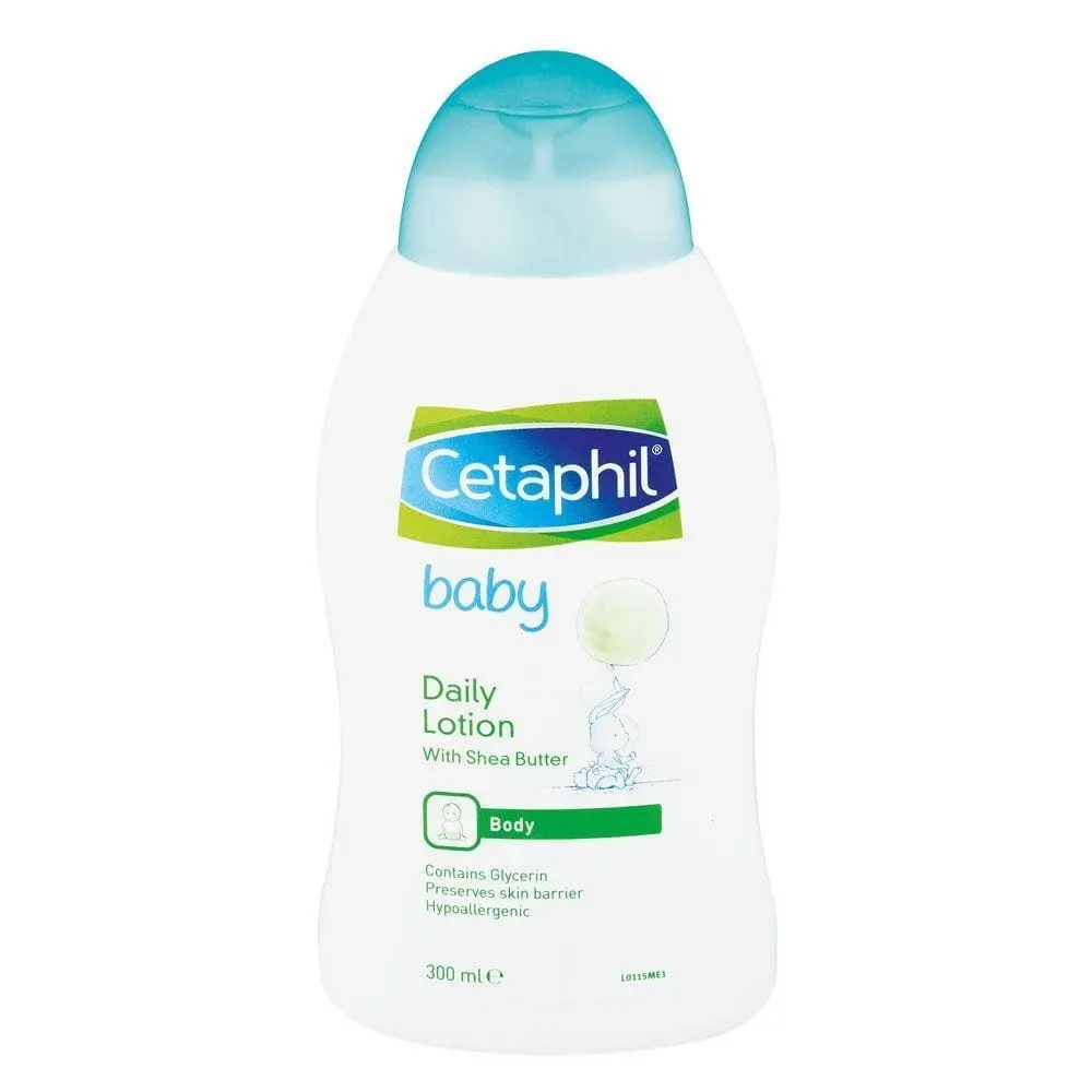Front of Cetaphil Baby Daily Lotion with Shea Butter 300 ml bottle
