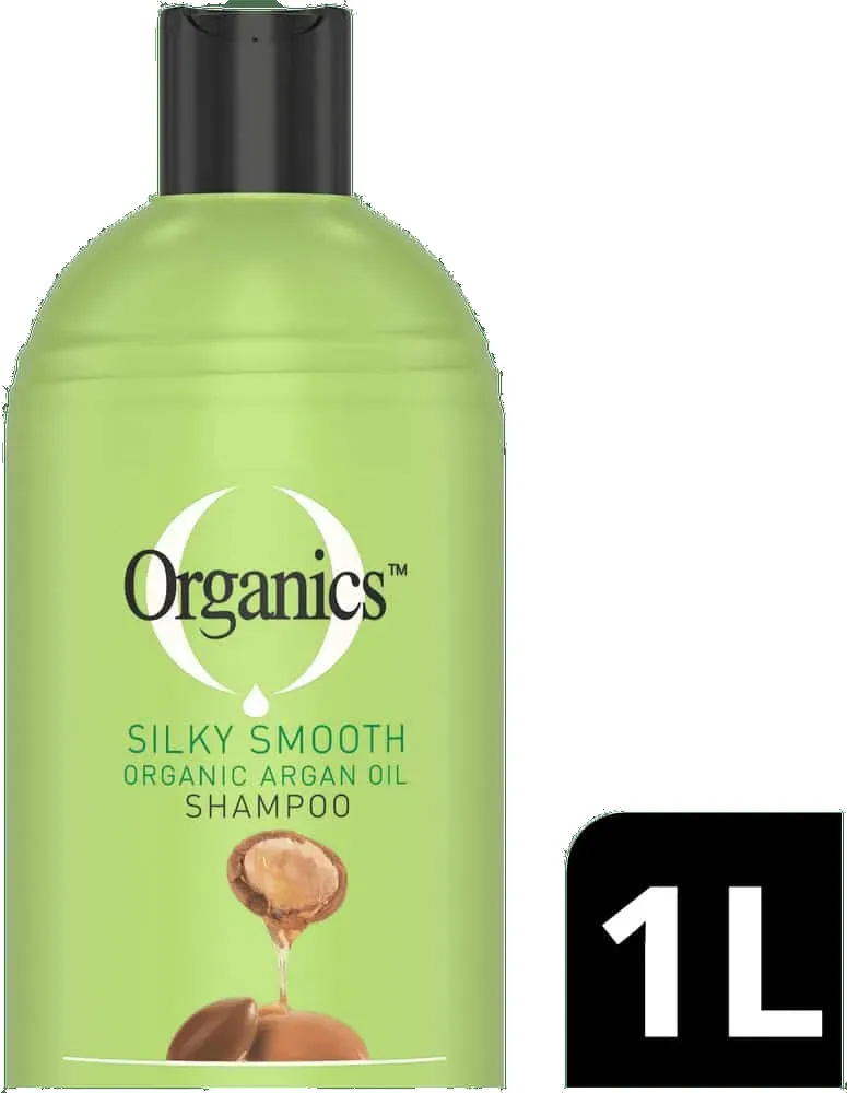 Organics Silky Smooth Argan Oil Hair Smoothing Shampoo 1000ml