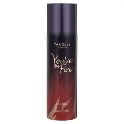 Front of Yardley You're the Fire Men's Deodorant 125 ml can