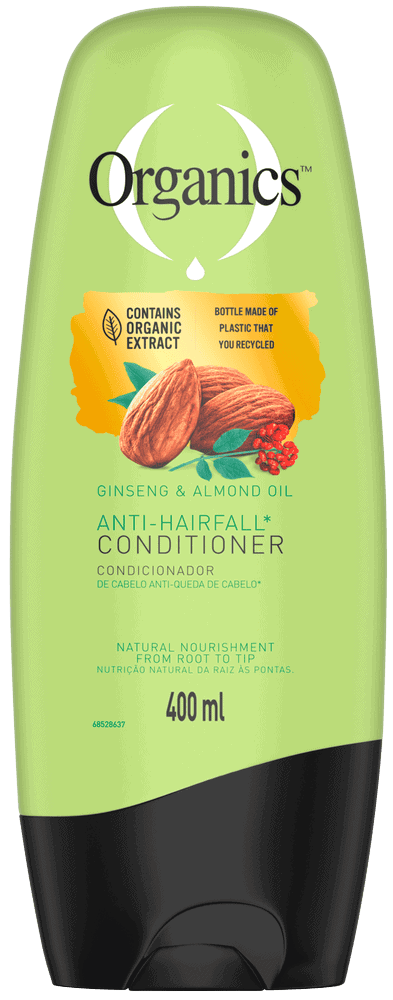 Organics Ginseng and Almond Oil Anti Hair Loss Conditioner 400ml