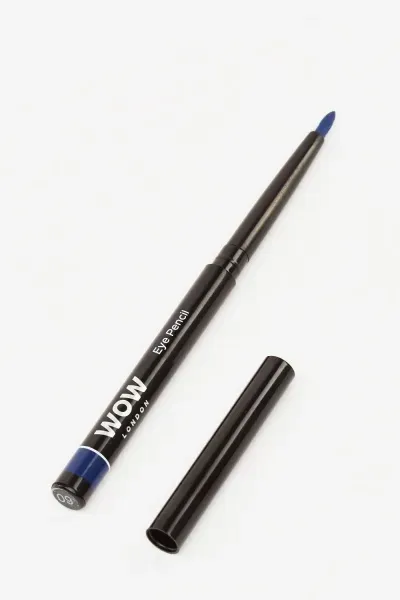 WOW London Retractable Eye Pencil shade 09, uncapped showing blue tip