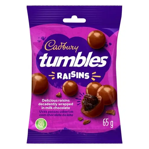 Cadbury Tumbles Raisins 65g