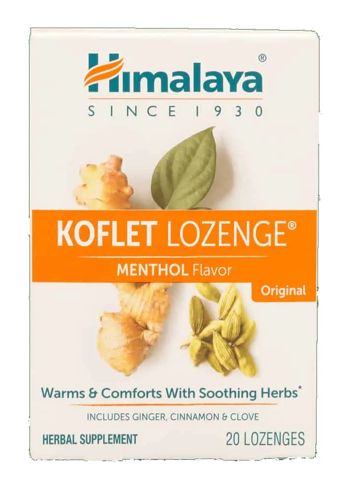 Himalaya Menthol Flavour Koflet Lozenges 20pk