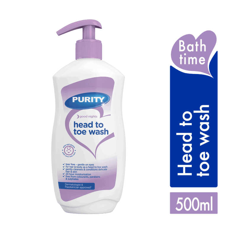 Purity Good Nights Head to Toe Wash 500ml