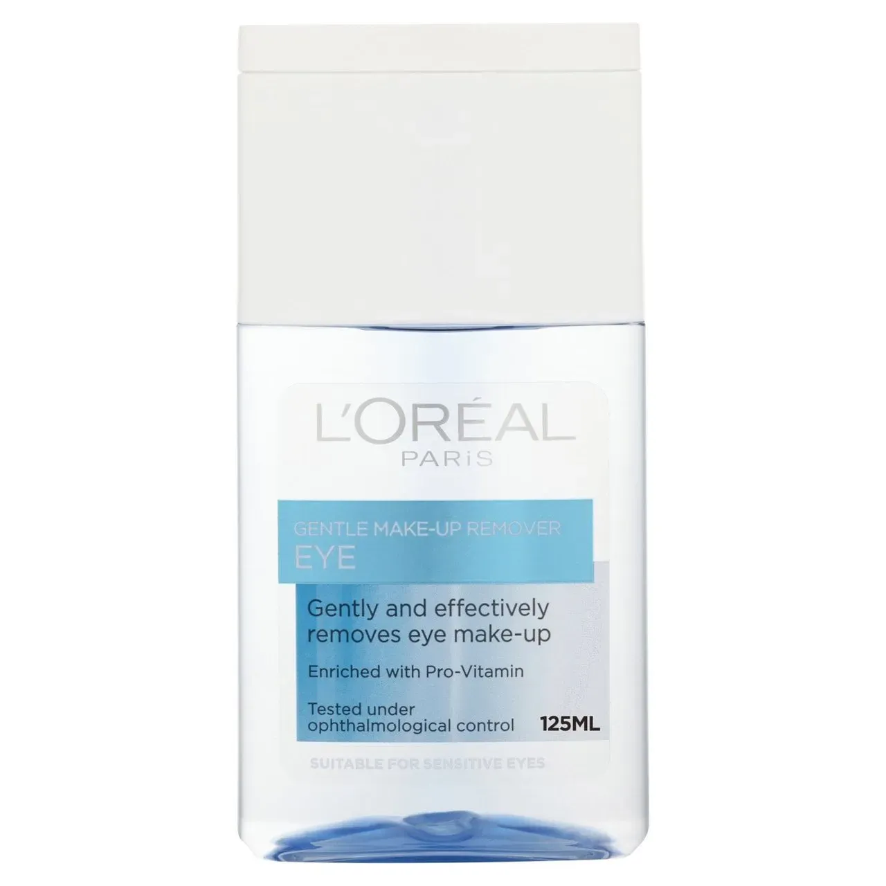 Front of L'Oréal Paris Gentle Eye Make-Up Remover 125 ml bottle