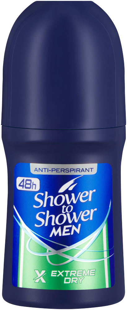 Shower To Shower Men Extreme Dry Anti-Perspirant Roll-On 50ml