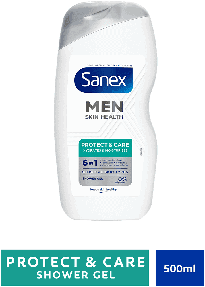 Sanex Men Skin Health Protect & Care Shower Gel 500ml