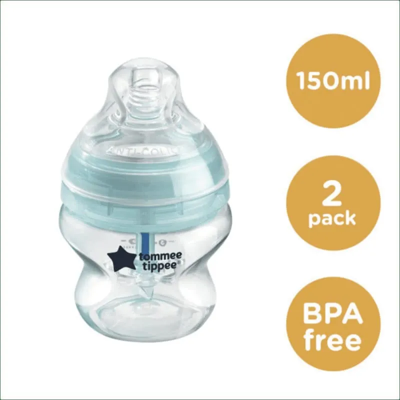 Tommee Tippee Closer to Nature 0 Months + Advanced Anti-Colic Bottle 1s