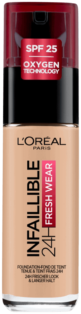 L'oréal Paris Infaillible Natural Rose SPF 25 24H Fresh Wear Foundation 30ml