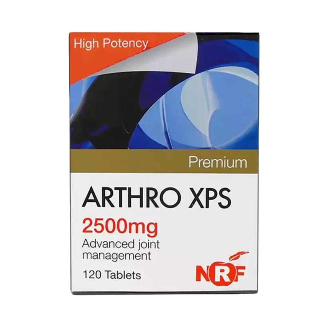 Front of NRF Arthro XPS 2500mg 120 tablets box