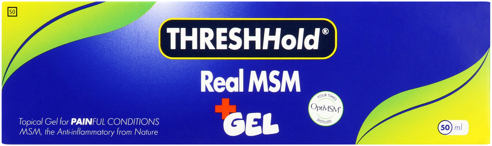 Threshhold Real MSM+ Pain Relief Topical Gel 50ml