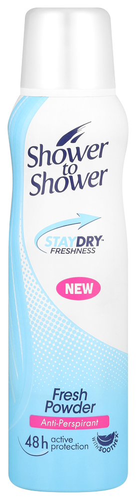 Shower To Shower StayDry Fresh Powder Anti-Perspirant Spray 150ml