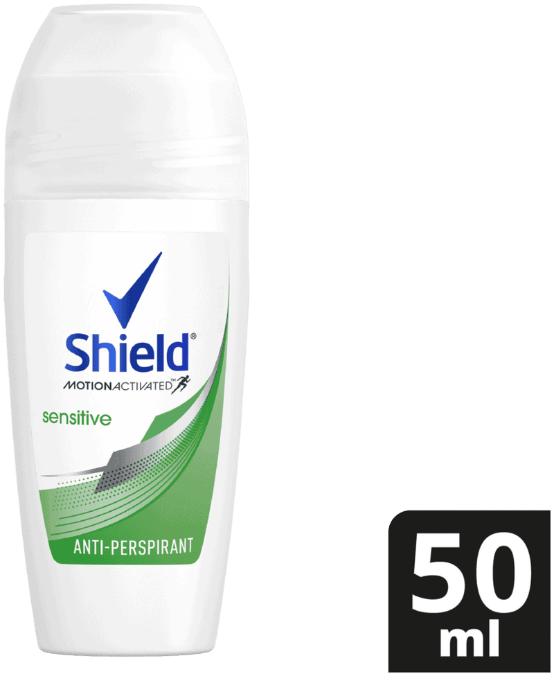Shield Women Sensitive Antiperspirant Roll-On Deodorant 50ml