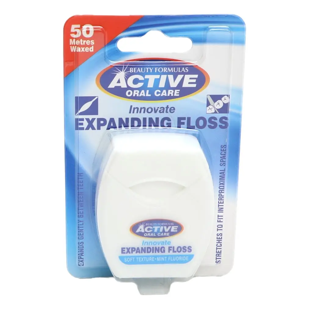Front of Beauty Formulas Active Expanding Floss 50 m pack