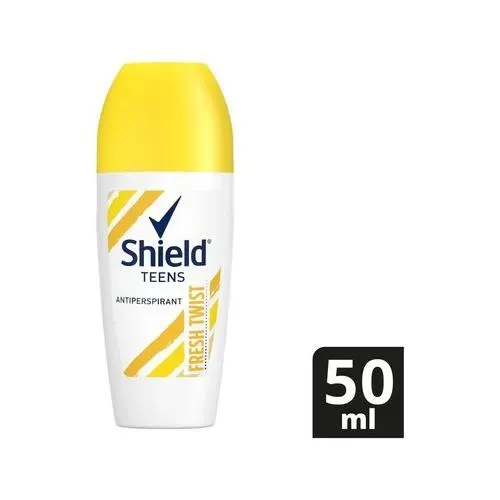 Front of Shield Teens Fresh Twist Antiperspirant Roll-On 50 ml