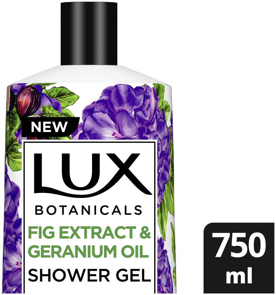 LUX Botanicals Fig Extract and Geranium Oil Moisturizing Body Wash 750ml
