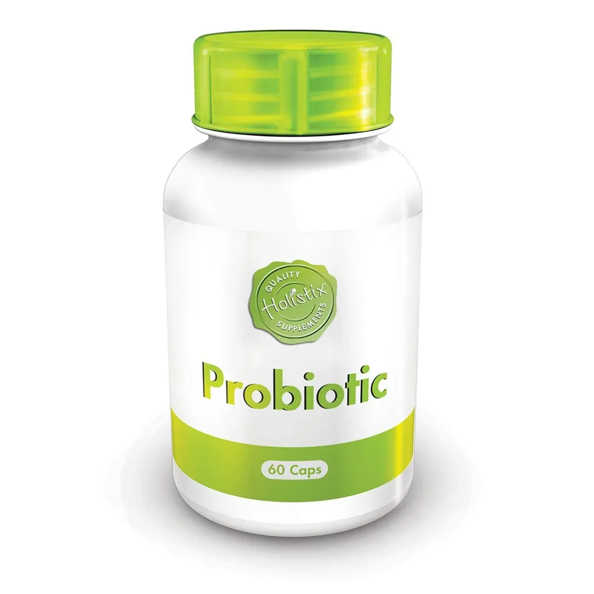 Front of Holistix Probiotic 4 Strain 60 capsules bottle