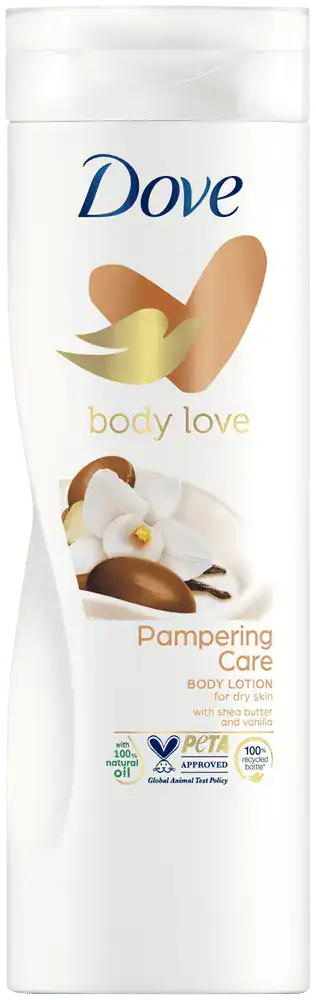 Dove Body Love Shea Butter and Vanilla Pampering Body Lotion for Dry Skin 400ml