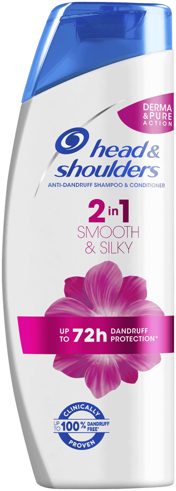 Head & Shoulders Smooth & Silky Anti-Dandruff Shampoo & Conditioner 400ml