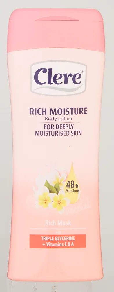 Clere Rich Musk Body Lotion 200ml