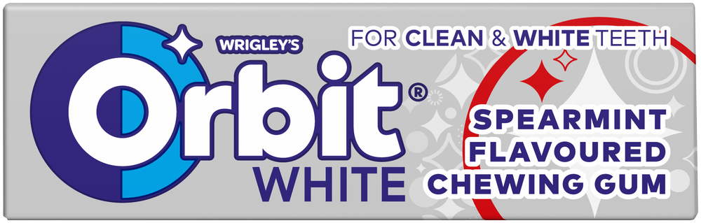 Wrigley's Orbit White Spearmint Flavoured Chewing Gum 10pk