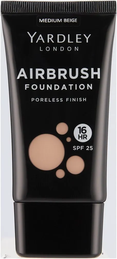 Yardley Medium Beige SPF 25 16HR Foundation 30ml