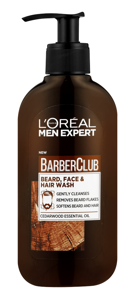 L'oréal Paris Men Expert Barber Club Beard, Face & Hair Wash 200ml