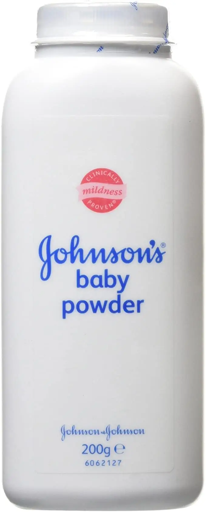 Front of Johnson's Baby Powder 200 g bottle