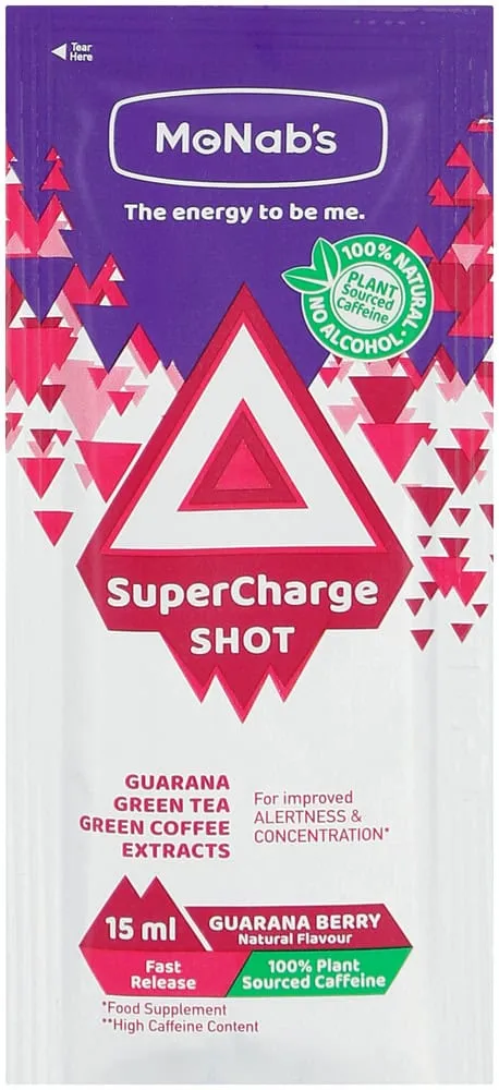 Mcnab's Guarana Berry Natural Flavour Supercharge Shot 15ml