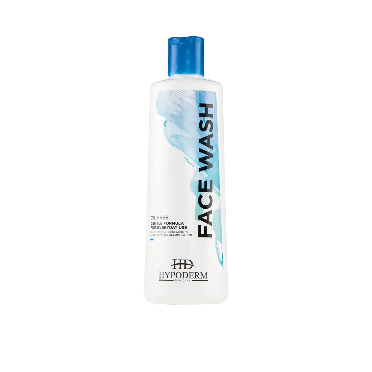 Front of Hypoderm Face Wash Oil Free 250 ml bottle