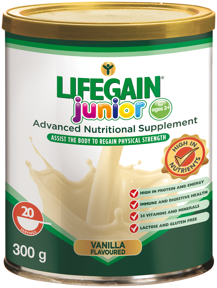 Lifegain Junior Vanilla Flavoured Advanced Nutritional Supplement 300g