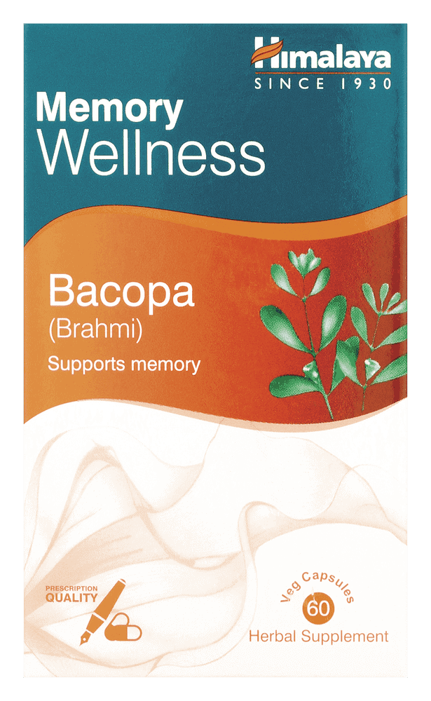 Himalaya Bacopa (Brahmi) Veg Capsules 60pk 60pk