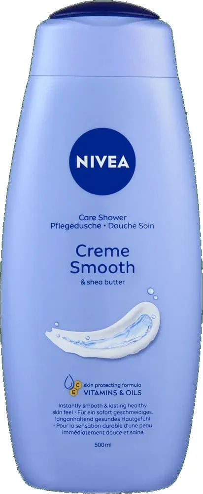 Nivea Creme Smooth & Shea Butter Shower Gel 500ml