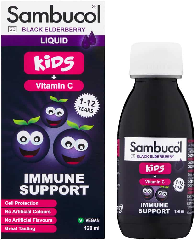 Sambucol Kids Black Elderberry Immune Support Liquid 120ml