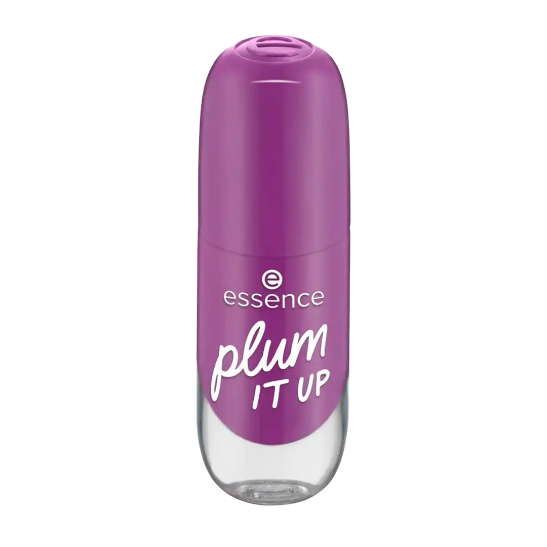 Front of essence Gel Nail Colour bottle, shade Plum It Up (20)