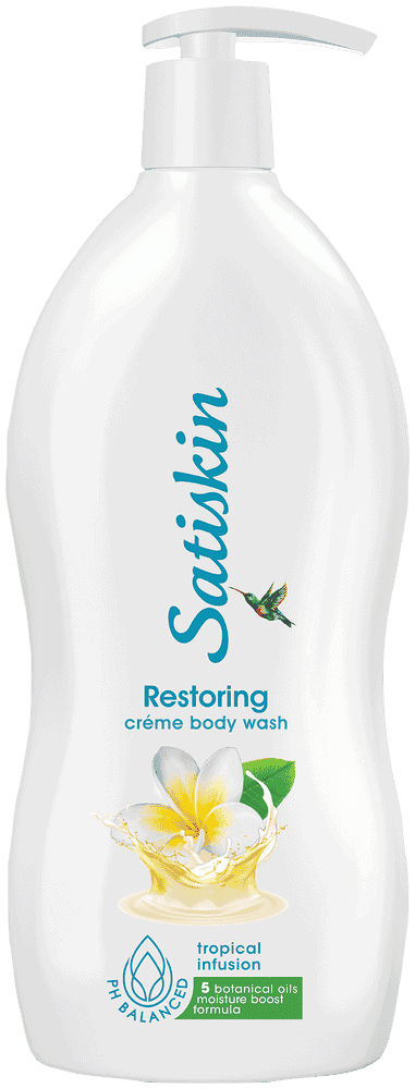 Satiskin Tropical Infusion Crème Body Wash 1L