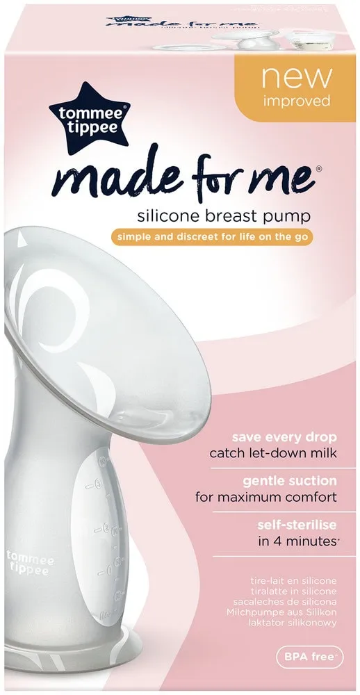 Tommee Tippee Made for Me Silicone Breast Pump 1s