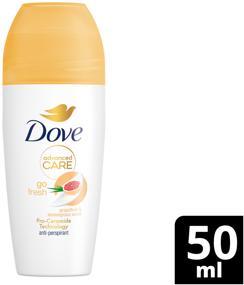 Dove Advanced Care Grapefruit & Lemongrass Go Fresh Anti-Perspirant Roll-On 50ml