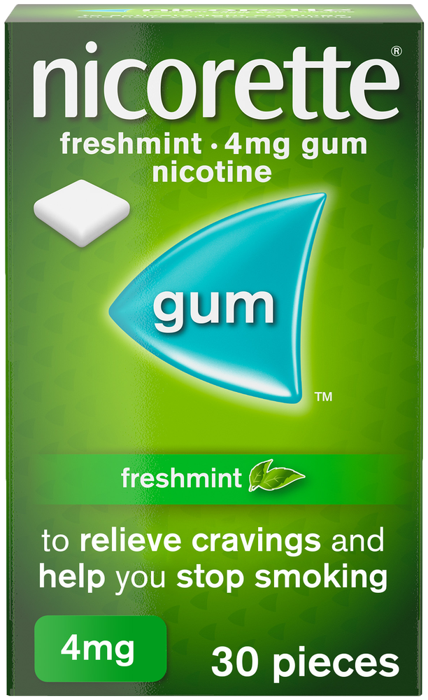 Nicorette Freshmint 4mg Nicotine Gum 30pk