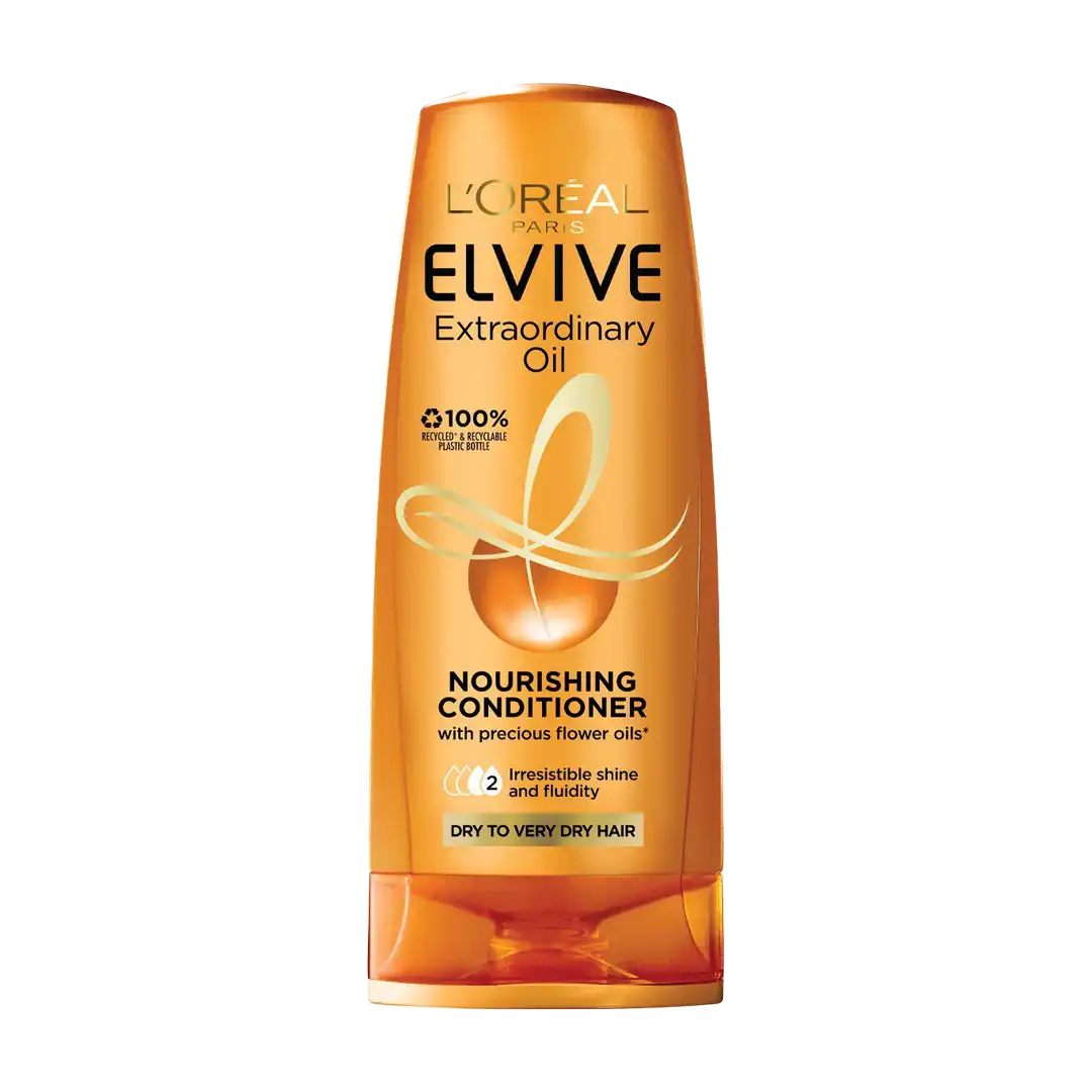 Front of L'Oréal Paris Elvive Extraordinary Oil Nourishing Conditioner 300 ml bottle