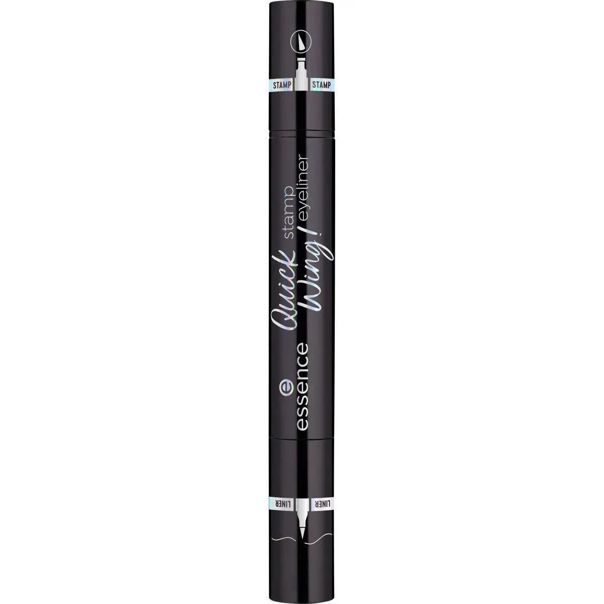 Front of Essence Quick Wing! Stamp Eyeliner 01 dual-ended pen, full length