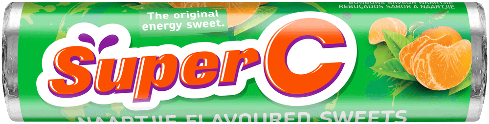 Super C Naartjie Flavoured Sweets 36.9g