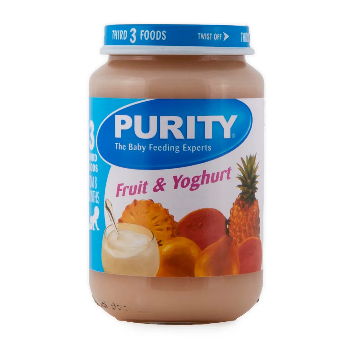 Front of Purity Fruit & Yoghurt Third Foods 200ml jar
