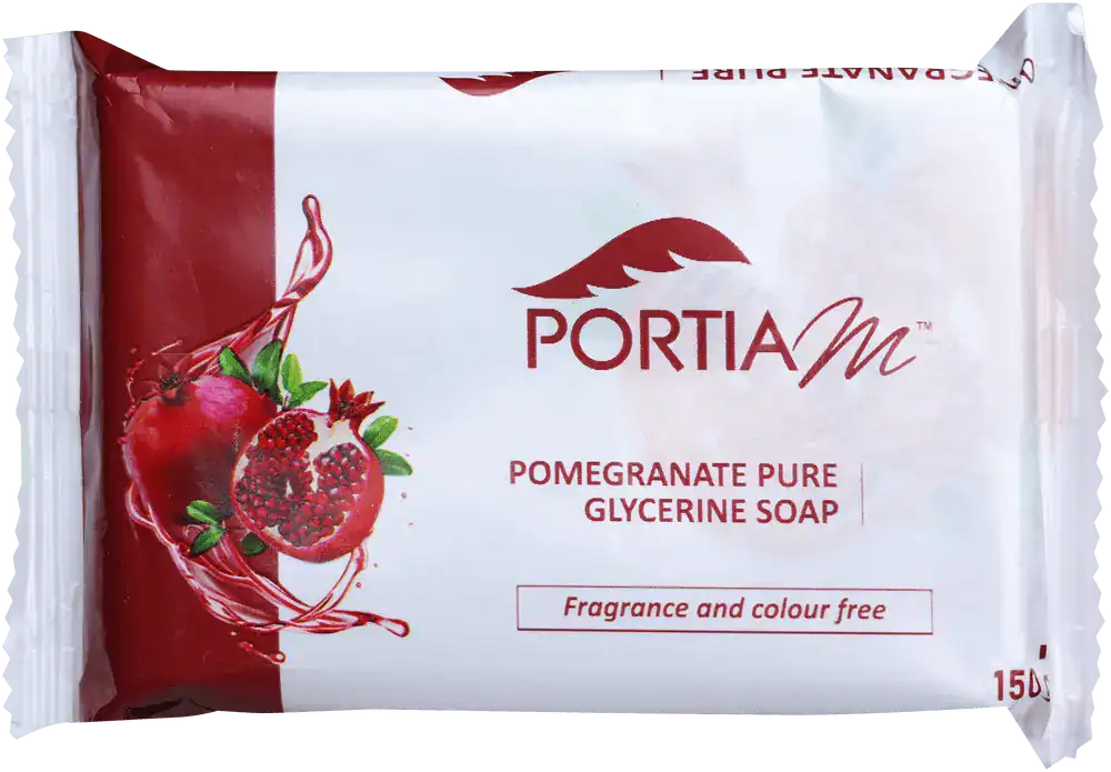 Portia M Pomegranate Pure Glycerine Soap 150g