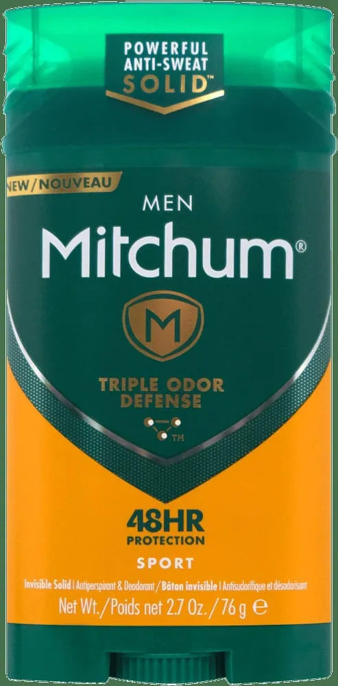 Mitchum Men Sport Antiperspirant & Deodorant Invisible Solid 76g