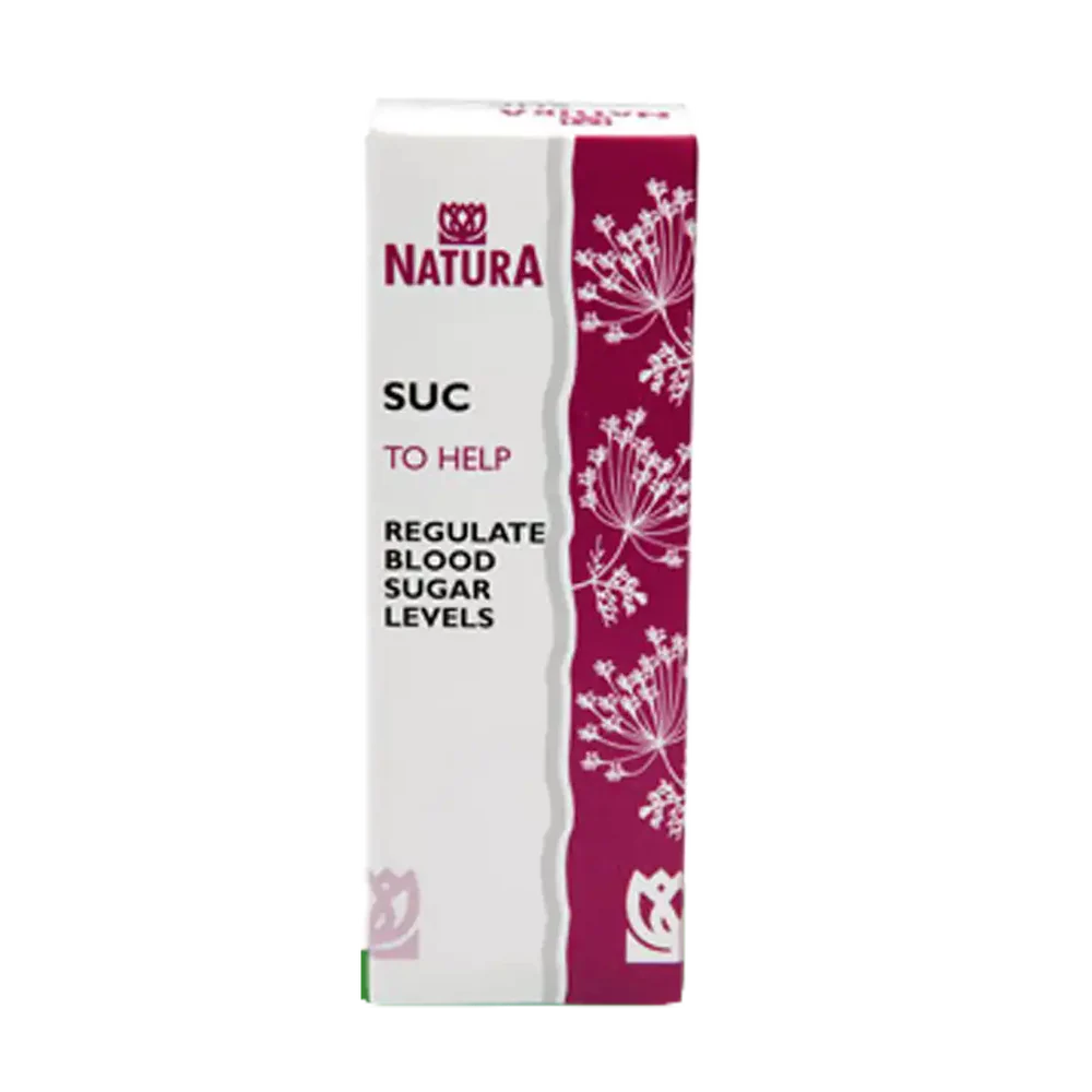 Front of Natura Suc Drops 25ml box