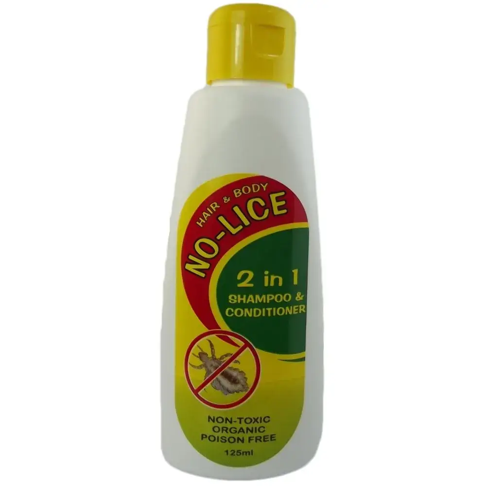 Front of No-Lice 2-in-1 Shampoo & Conditioner 125 ml bottle