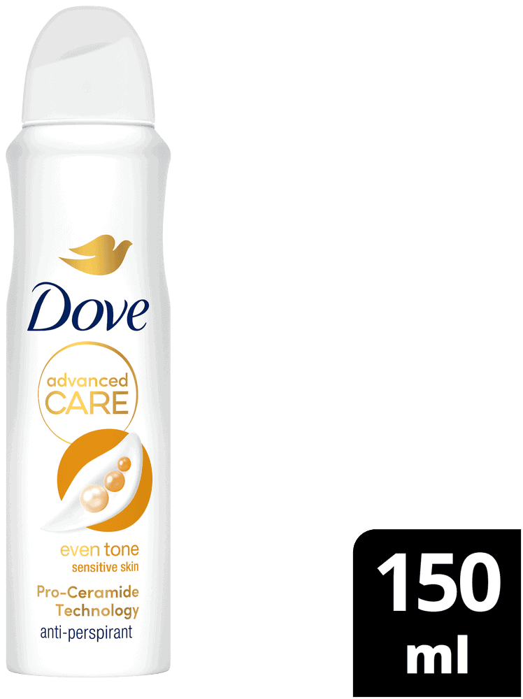 Dove Eventone Sensitive Skin Anti-Perspirant Body Spray 150ml