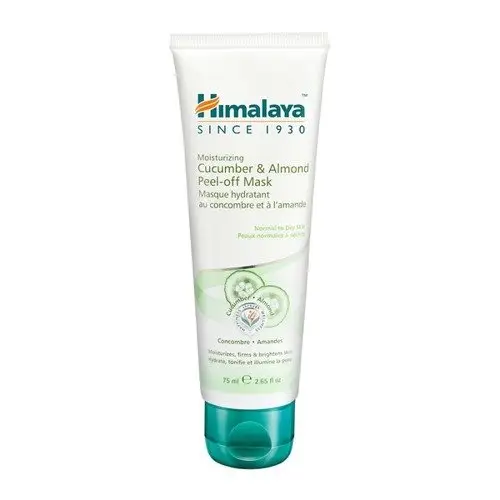 Front of Himalaya Cucumber & Almond Peel-off Mask 75 ml tube