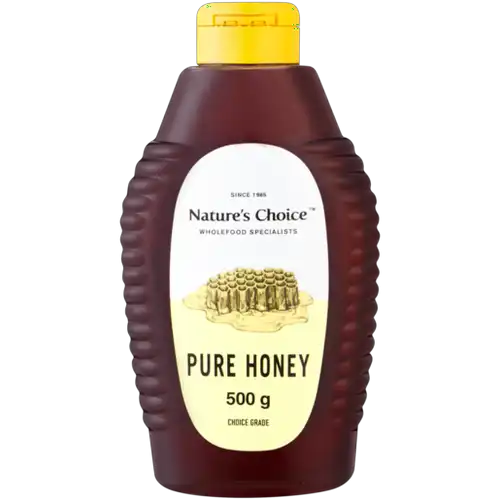 Front of Nature's Choice Pure Honey 500 g squeeze bottle